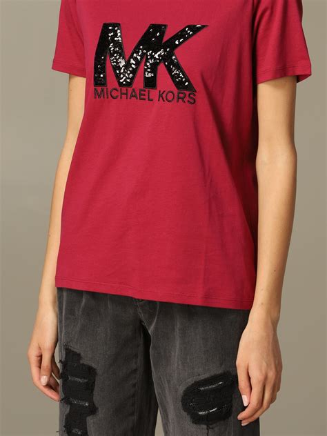 michael kors girl red jecket 145|Michael Kors t shirt girls.